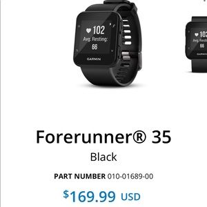 Garmin Forerunner 35 watch